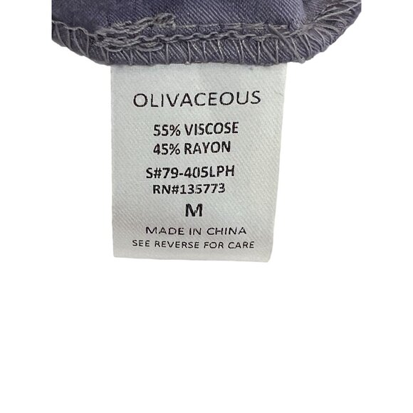 Olivaceous Purple Satin Cargo Jogger Pants with Pockets NWT - Size M - Picture 4 of 10